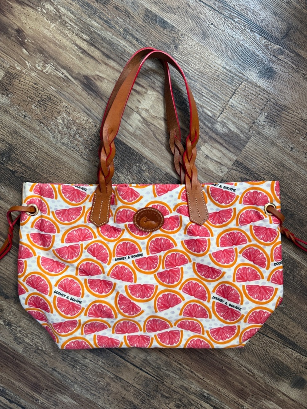 Dooney & Bourke Grapefruit Nylon Tote